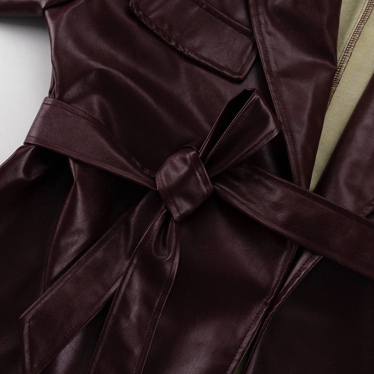 Luxury Leather Two Piece Set