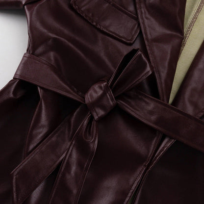 Luxury Leather Two Piece Set