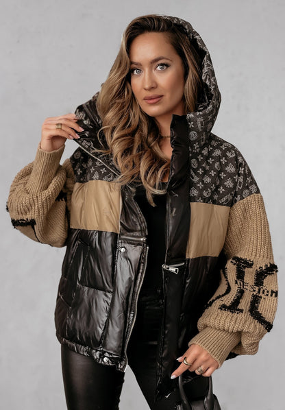 Maskot Brooklyn Patchwork Puffer Mont