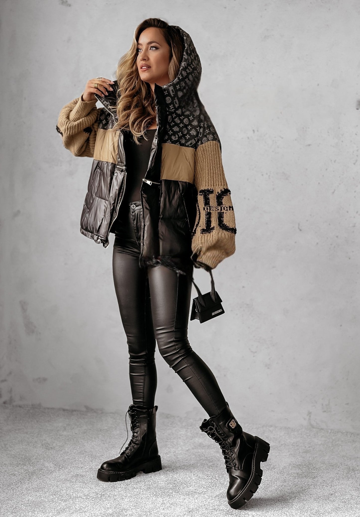 Maskot Brooklyn Patchwork Puffer Mont