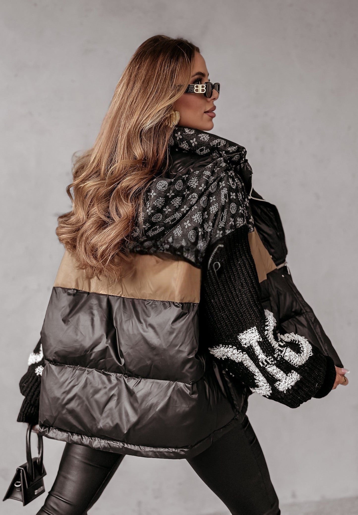 Maskot Brooklyn Patchwork Puffer Mont
