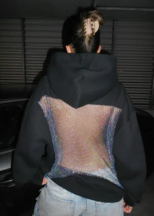 Crystal Glow Back Hoodie