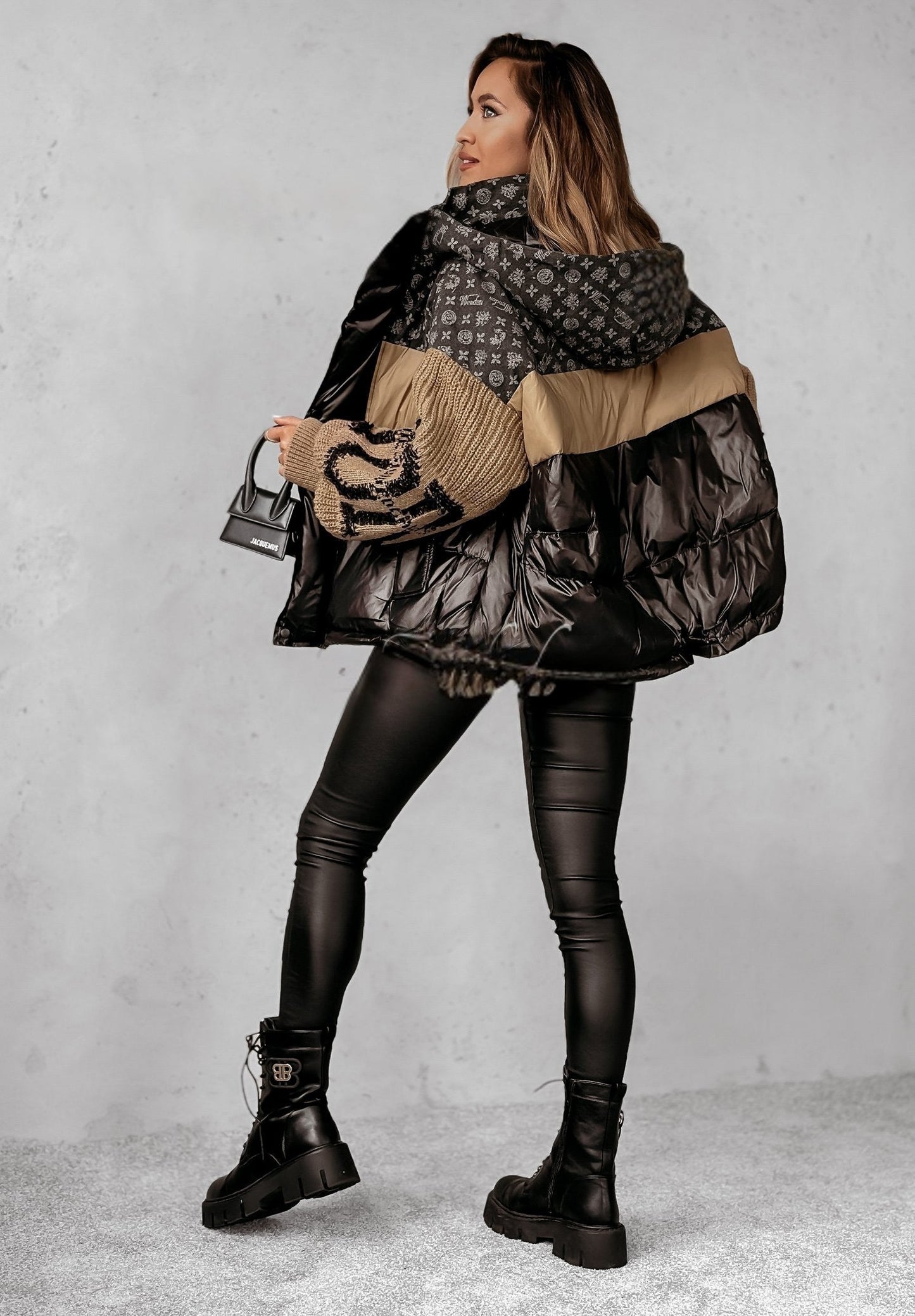 Maskot Brooklyn Patchwork Puffer Mont