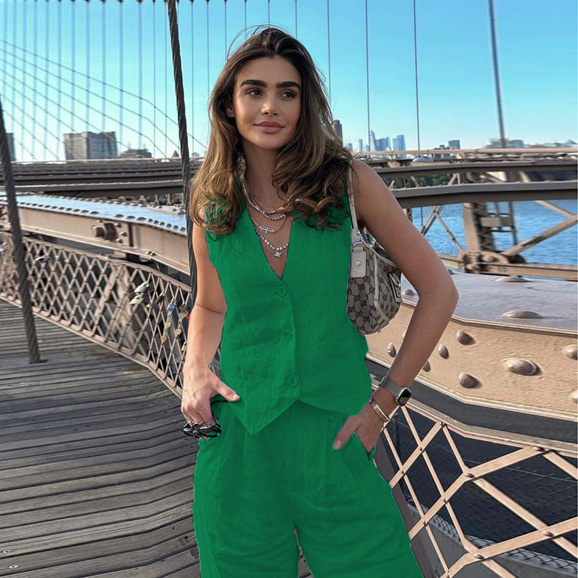 Emeraude Elegance Jumpsuit