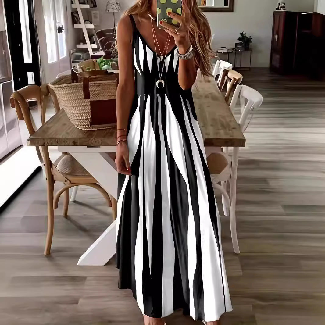 Striped Maxi Dress