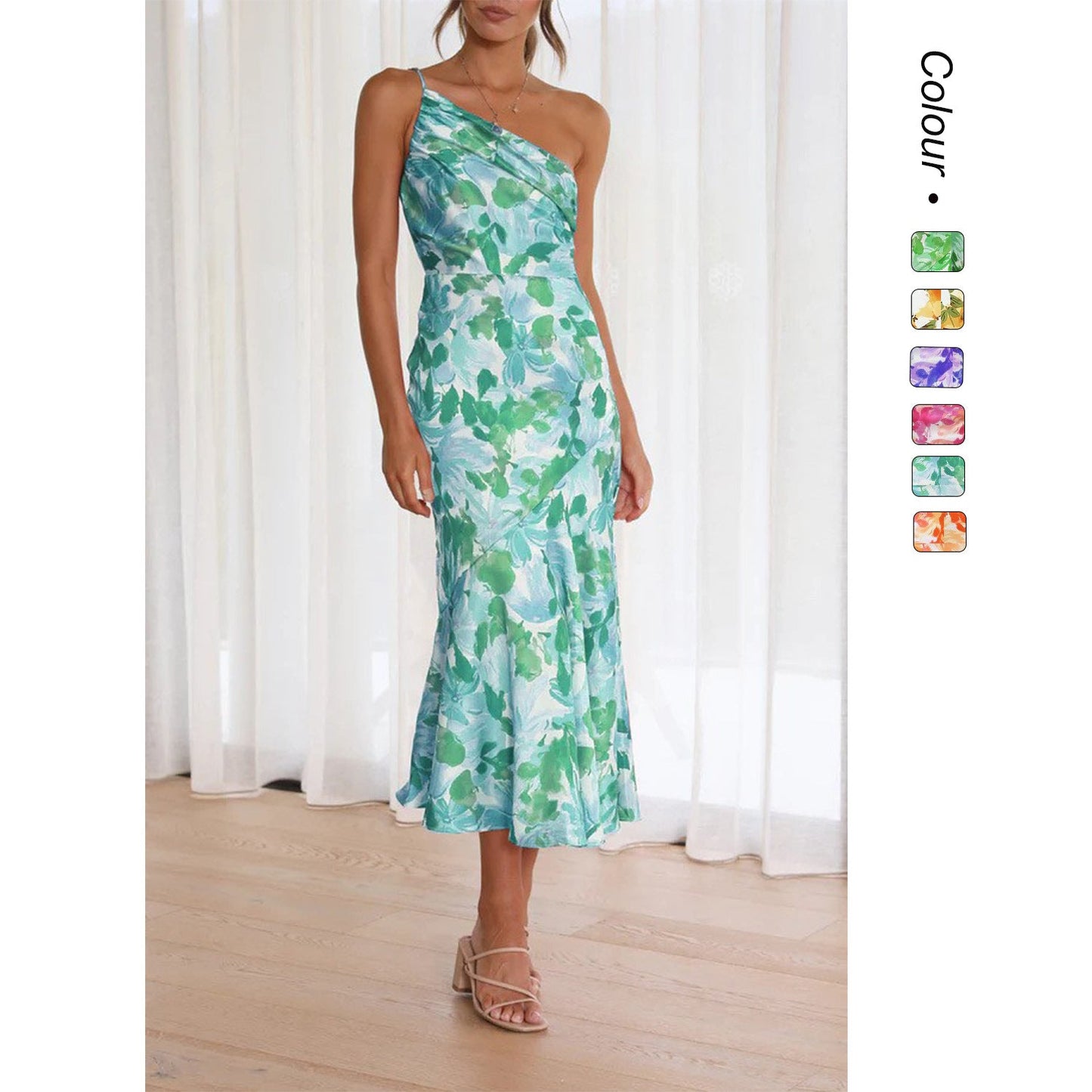 Jardin Satin Dress