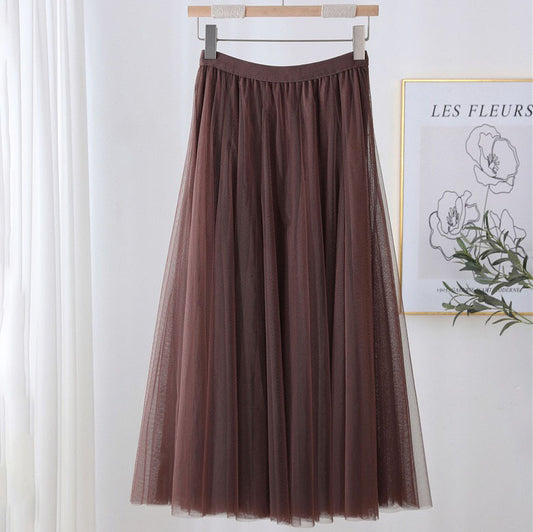Tulle Midi Skirt